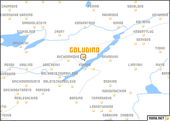 map of Goludino