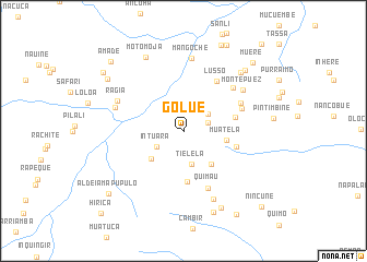 map of Golue