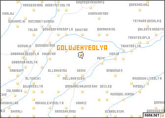 map of Golūjeh-ye ‘Olyā