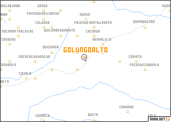 map of Golungo Alto