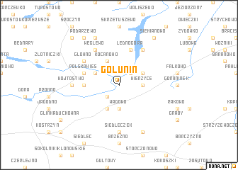 map of Golunin