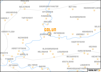 map of Golun\