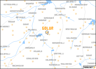 map of Golūr