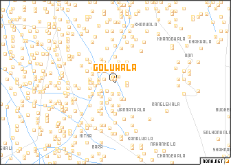 map of Golūwāla