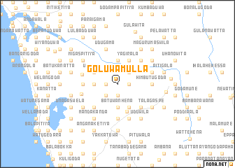 map of Goluwamulla