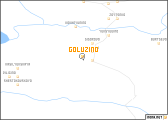 map of Goluzino