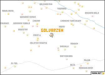 map of Gol Varzeh