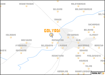 map of Golyadi