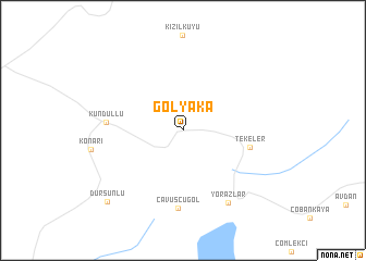 map of Gölyaka