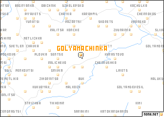 map of Golyama Chinka