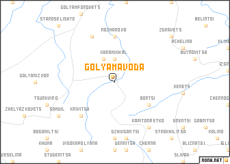 map of Golyama Voda