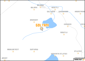 map of Gölyanı