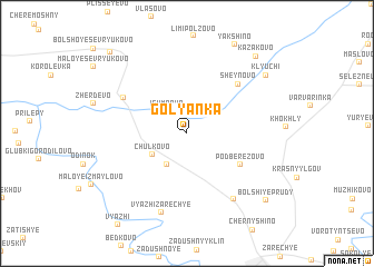 map of Golyanka