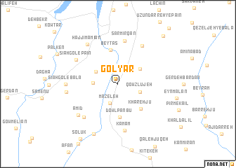 map of Golyār