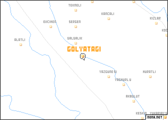 map of Gölyatağı