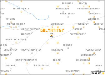 map of Golyatitsy