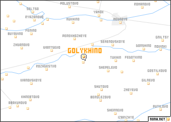 map of Golykhino