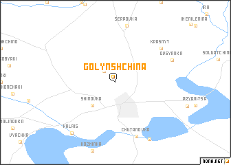 map of Golynshchina