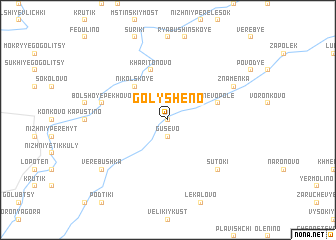 map of Golysheno