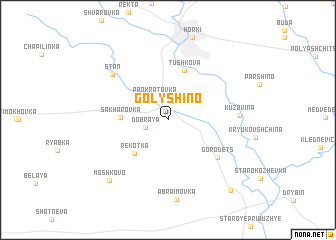 map of Golyshino