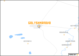 map of Golyshmanovo