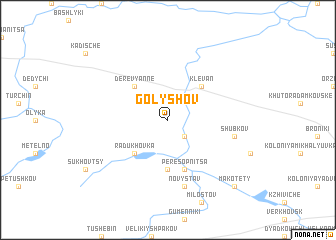 map of Golyshov