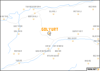 map of Gölyurt