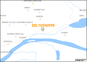 map of Golyushurma