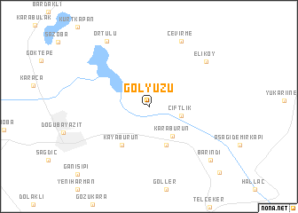 map of Gölyüzü