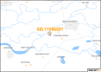 map of Golyye Bugry