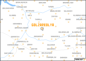 map of Golzār-e ‘Olyā