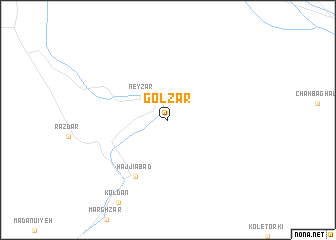 map of Golzār