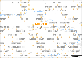 map of Golzen