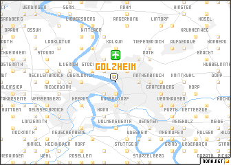 map of Golzheim