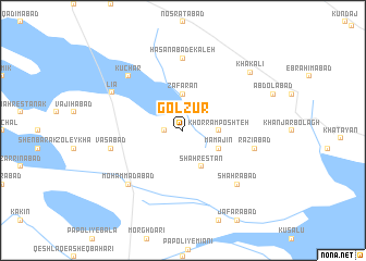 map of Golzūr