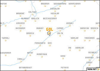 map of Göl