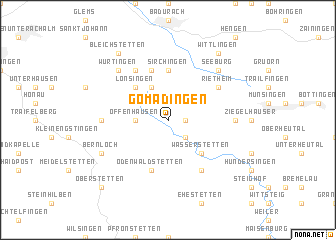 map of Gomadingen
