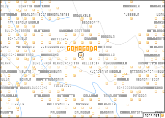 map of Gomagoda