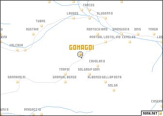 map of Gomagoi