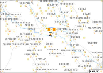 map of Gomak