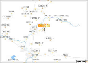 map of Gomani