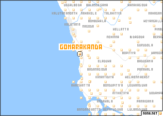 map of Gomarakanda