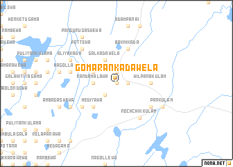 map of Gomarankadawela