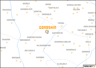 map of Gōmashīn