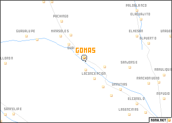 map of Gomas