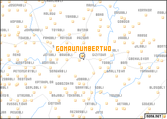map of Gomau Number Two