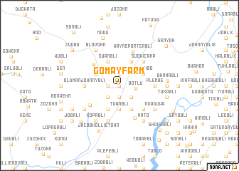 map of Gomay Farm