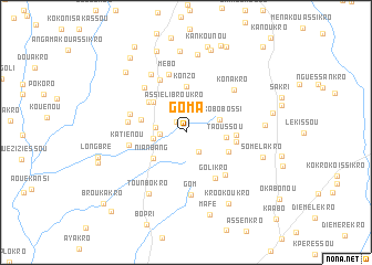 map of Goma