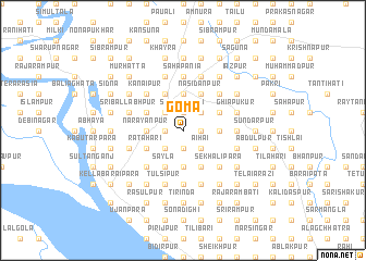 map of Goma