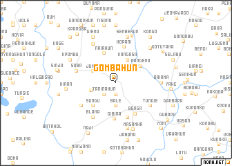 map of Gombahun